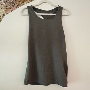 Stoic active grey razorback tank medium
